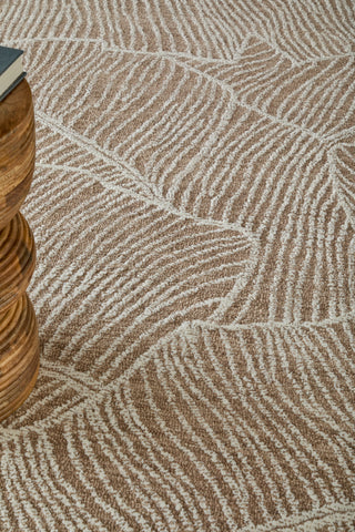 Feizy Winston 8B02F Taupe / Ivory Area Rug Lifestyle Image Feature