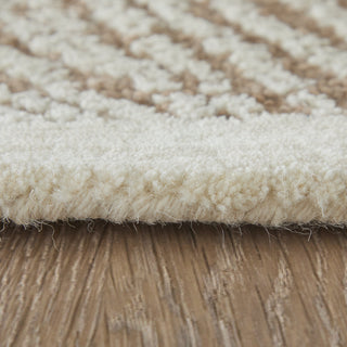 Feizy Winston 8B02F Taupe / Ivory Area Rug Pile Image