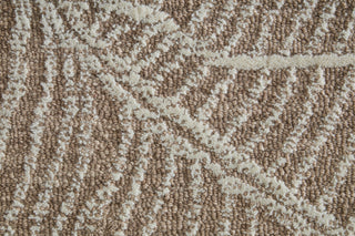 Feizy Winston 8B02F Taupe / Ivory Area Rug Pattern Image
