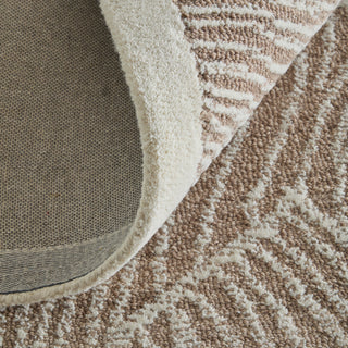 Feizy Winston 8B02F Taupe / Ivory Area Rug Rolled Image
