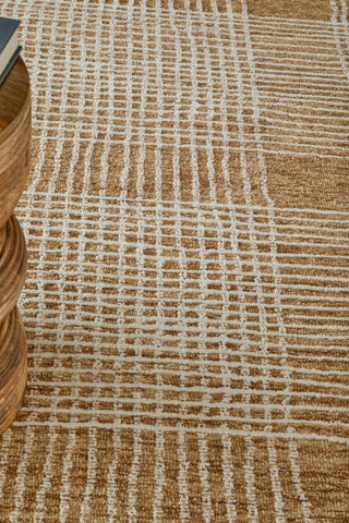 Feizy Winston 8B04F Tan / Ivory Area Rug Lifestyle Image Feature