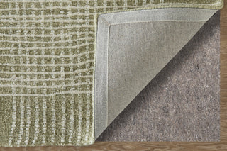 Feizy Winston 8B04F Green / Ivory Area Rug Corner Image