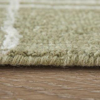 Feizy Winston 8B04F Green / Ivory Area Rug Pile Image