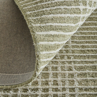 Feizy Winston 8B04F Green / Ivory Area Rug Rolled Image