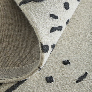 Feizy Winston 8B06F Ivory / Black Area Rug Rolled Image
