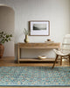 Livabliss Fairfax FFX-2304 Cerulean Area Rug Room Scene