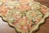 Livabliss Fairfax FFX-2308 Burnt Orange Area Rug Corner Shot