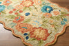 Livabliss Fairfax FFX-2310 Olive Area Rug Corner Shot