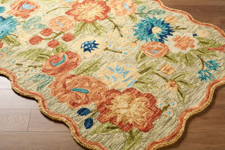 Livabliss Fairfax FFX-2310 Olive Area Rug Corner Shot