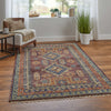 Feizy Fillmore 6929F Red/Green/Blue Area Rug Lifestyle Image Feature