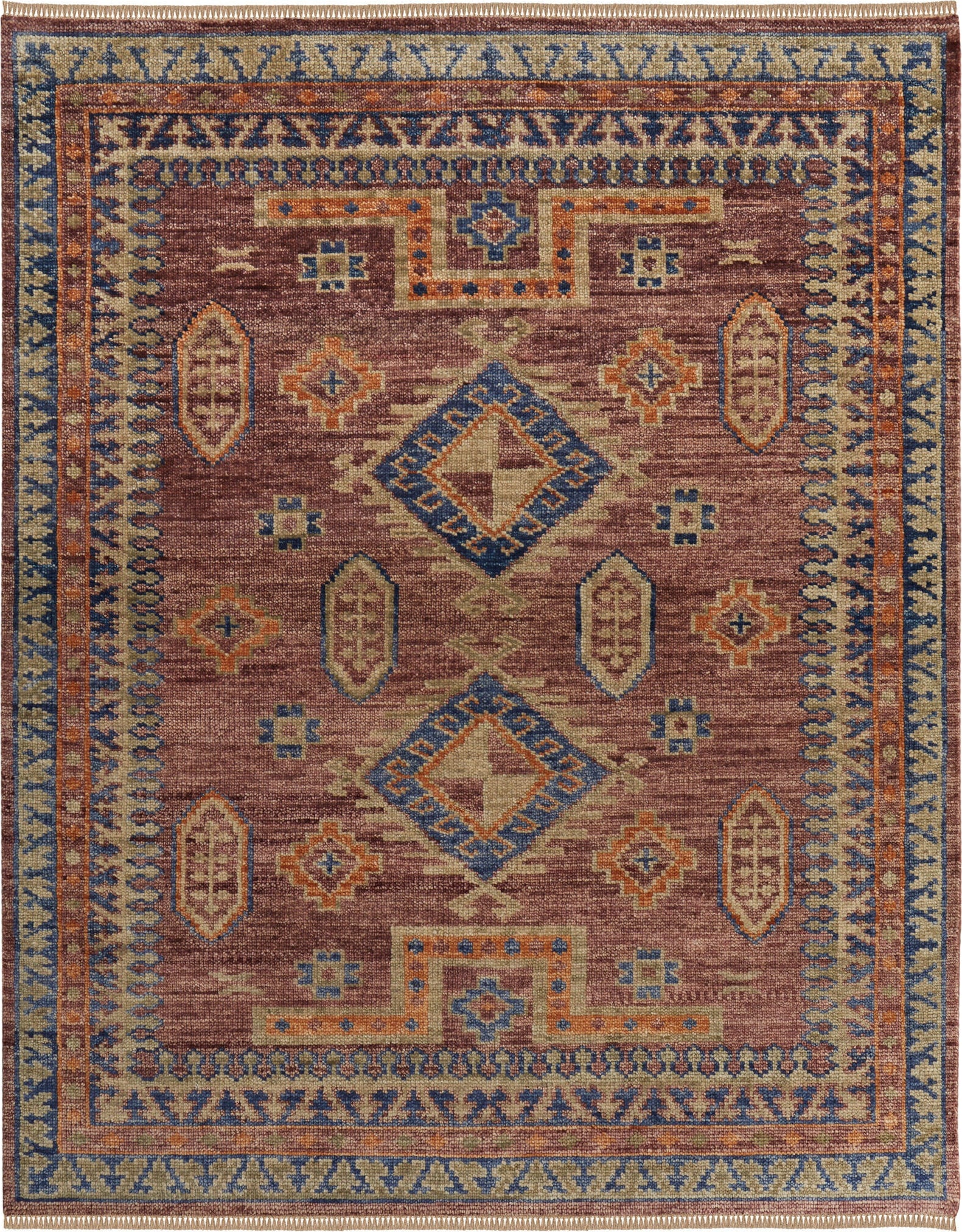 Feizy Fillmore 6929F Red/Green/Blue Area Rug
