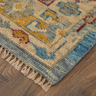 Feizy Fillmore 6944F Blue/Yellow/Red Area Rug