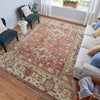 Feizy Fillmore 69CKF Red/Ivory/Gold Area Rug Lifestyle Image Feature