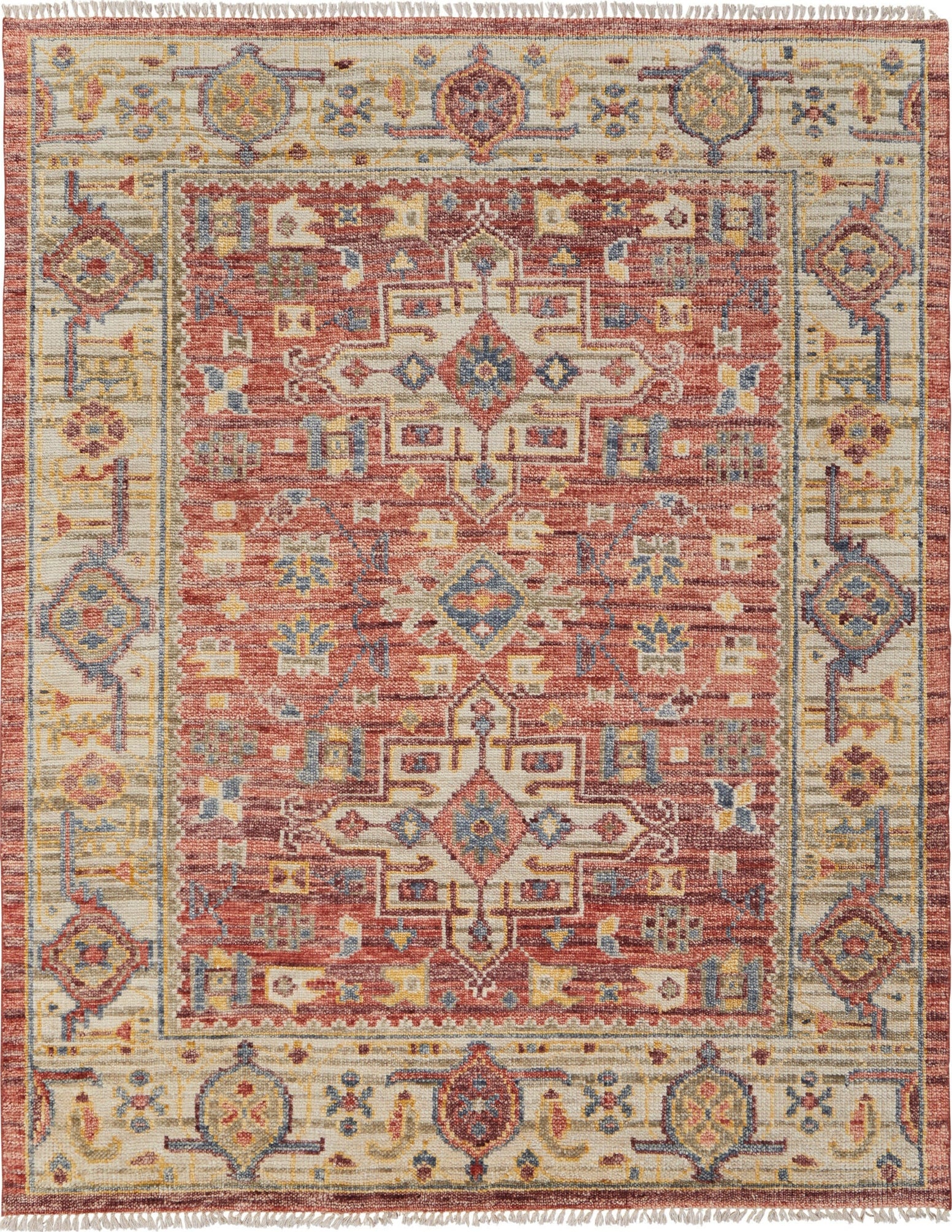 Feizy Fillmore 69CKF Red/Ivory/Gold Area Rug – Incredible Rugs and Decor