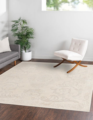 Unique Loom Finsbury T-FBRY1 Ivory Area Rug