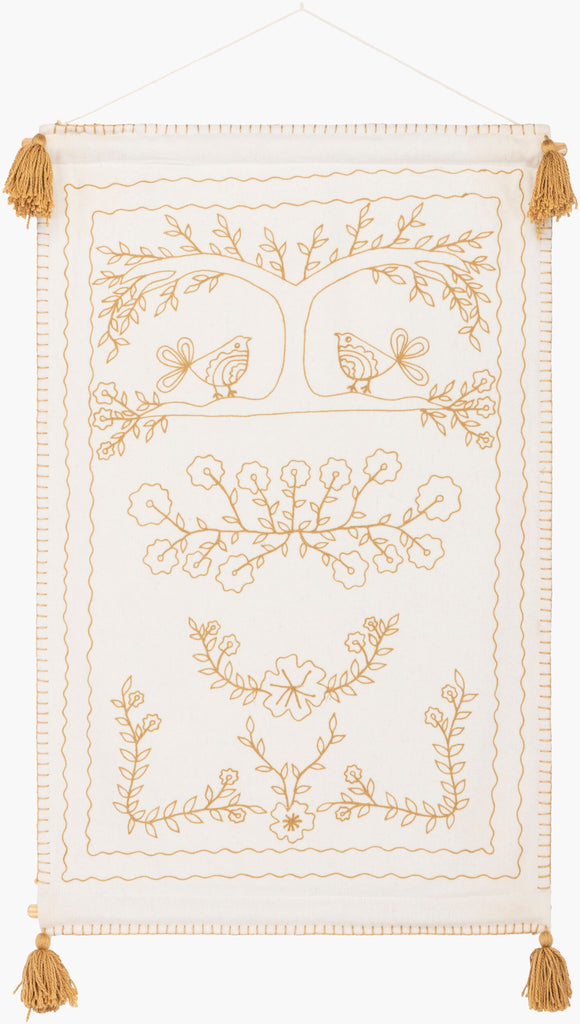 Livabliss Folk Tale FKL-1001 Ivory Wall Art main image
