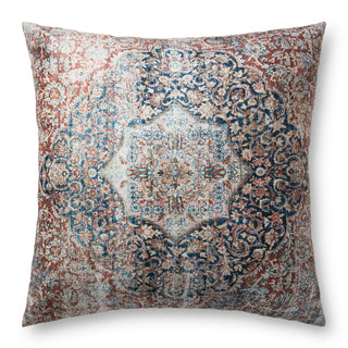 Loloi Pillows FP0008 Red / Navy main image