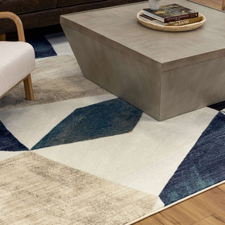 Karastan Foundation Fletcher Indigo Area Rug by Stacy Garcia Home Lifestyle Image Feature