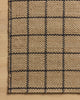 Fletcher FLE-01 Natural/Black Area Rug by Chris Loves Julia X Loloi Corner Image