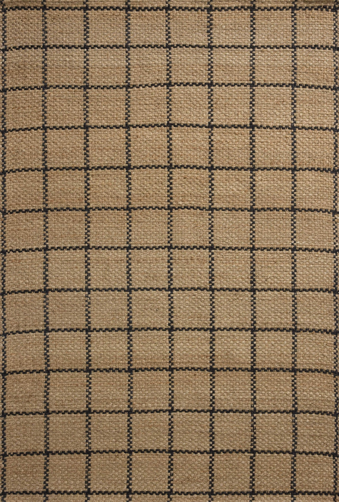 Fletcher FLE-01 Natural/Black Area Rug by Chris Loves Julia X Loloi main image