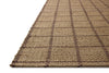 Fletcher FLE-01 Natural/Brown Area Rug by Chris Loves Julia X Loloi Corner Image