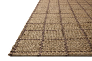Fletcher FLE-01 Natural/Brown Area Rug by Chris Loves Julia X Loloi Corner Image