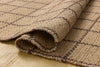 Fletcher FLE-01 Natural/Brown Area Rug by Chris Loves Julia X Loloi Pile Image