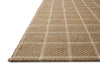 Fletcher FLE-01 Natural/Ivory Area Rug by Chris Loves Julia X Loloi Corner Image
