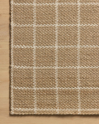 Fletcher FLE-01 Natural/Ivory Area Rug by Chris Loves Julia X Loloi Corner Image