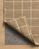 Fletcher FLE-01 Natural/Ivory Area Rug by Chris Loves Julia X Loloi Backing Image