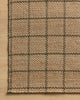 Fletcher FLE-01 Natural/Olive Area Rug by Chris Loves Julia X Loloi Backing Image