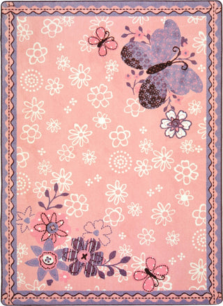 Joy Carpets Kid Essentials Flower Fields Multi Area Rug