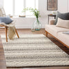 Surya Farmhouse Neutrals FLS-2301 Area Rug Room Scene Feature