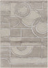 Surya Transcendence FLWL-2301 Metallic-Silver Area Rug by Frank Lloyd Wright Foundation