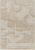 Surya Transcendence FLWL-2302 Warm Grey Area Rug by Frank Lloyd Wright Foundation