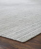 Ancient Boundaries Fog FOG-1215 Grey/White Stri� Area Rug Alternative Image