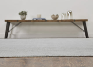 Ancient Boundaries Fog FOG-1215 Grey/White Stri� Area Rug Alternative Image