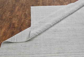 Ancient Boundaries Fog FOG-1215 Grey/White Stri� Area Rug Alternative Image