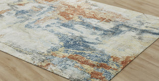 Ancient Boundaries Fortune FOR-1390 Blue/Spice Area Rug Alternative Image
