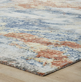 Ancient Boundaries Fortune FOR-1390 Blue/Spice Area Rug Alternative Image