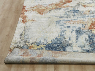 Ancient Boundaries Fortune FOR-1390 Blue/Spice Area Rug Alternative Image