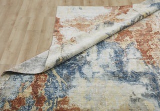 Ancient Boundaries Fortune FOR-1390 Blue/Spice Area Rug Alternative Image