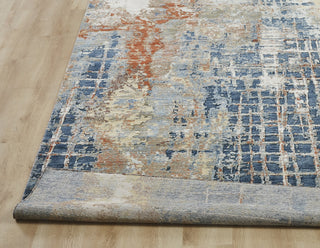Ancient Boundaries Fortune FOR-1391 Denim/Rust Area Rug Alternative Image