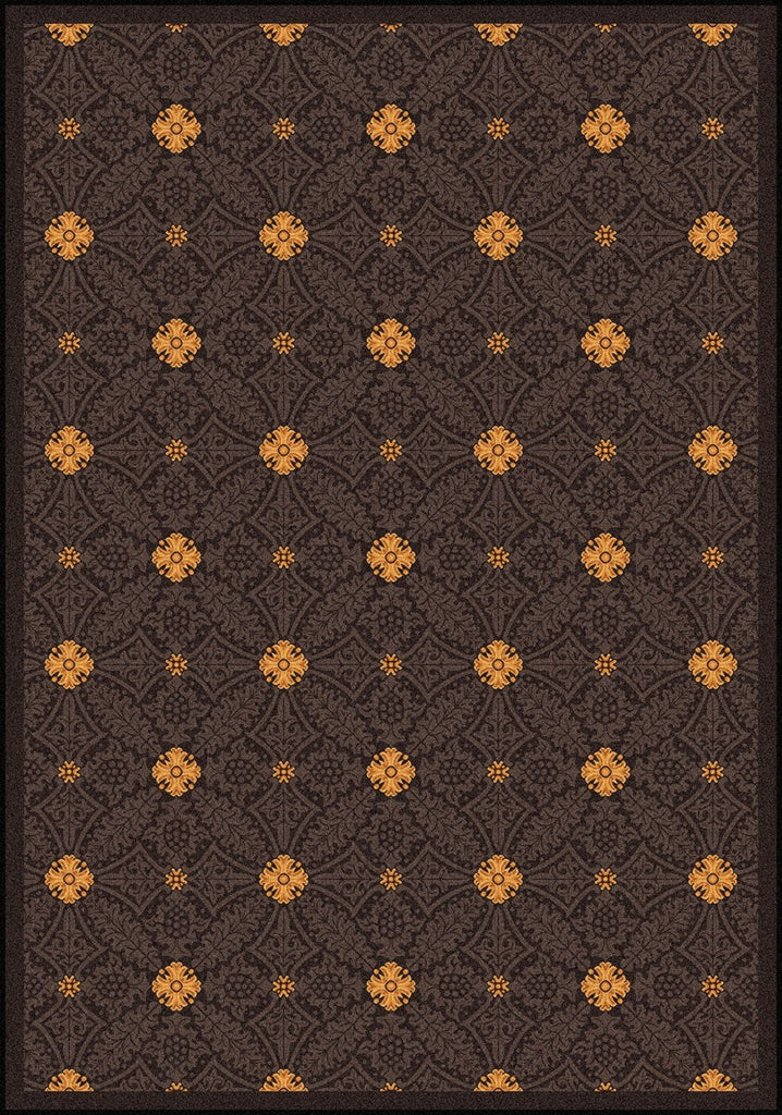 Joy Carpets Any Day Matinee Fort Wood Brown Area Rug