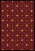 Joy Carpets Any Day Matinee Fort Wood Burgundy Area Rug