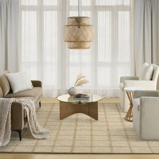 Nourison Pure Framework FRA01 Camel Area Rug by DKNY Swatch Image