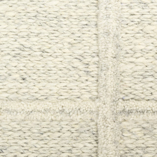 Nourison Pure Framework FRA01 Ivory Area Rug by DKNY Corner Image