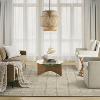 Nourison Pure Framework FRA01 Silver Area Rug by DKNY Swatch Image