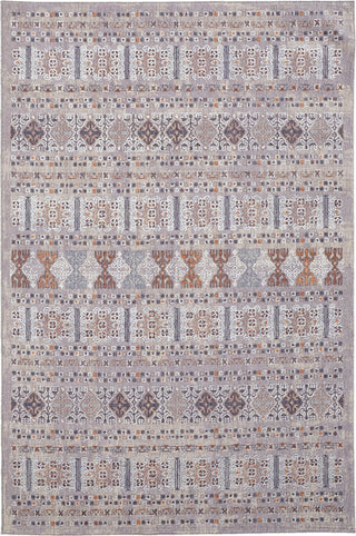 Feizy Francisco 39GCF Rust/Gray Area Rug