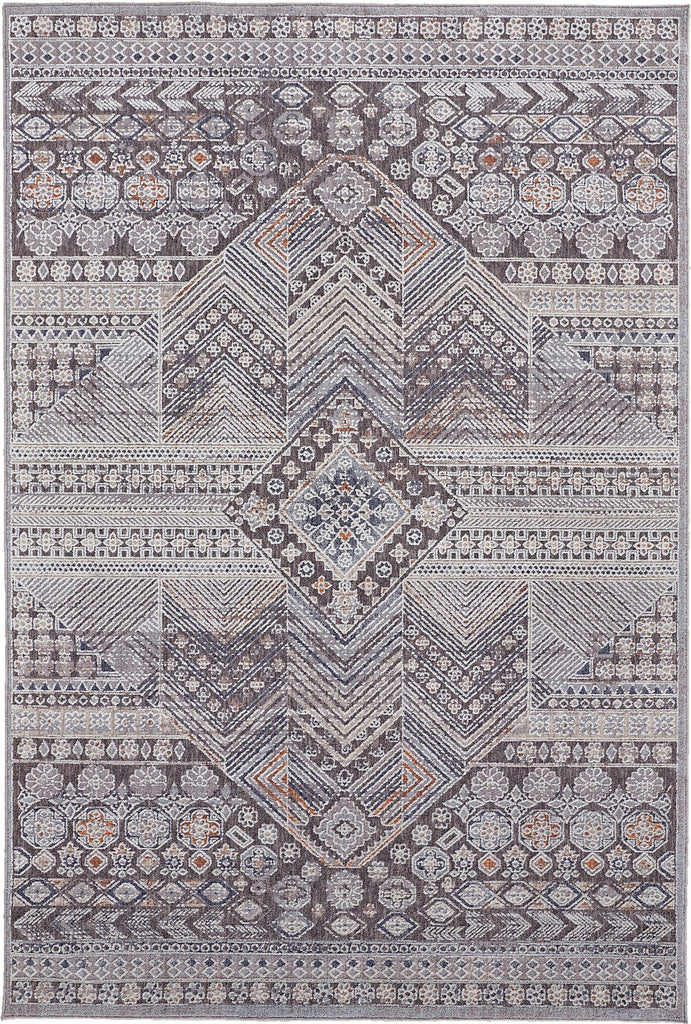 Feizy Francisco 39GDF Ivory/Charcoal Area Rug